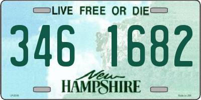 NH license plate 3461682