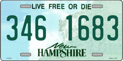 NH license plate 3461683