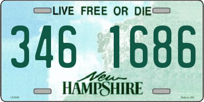 NH license plate 3461686
