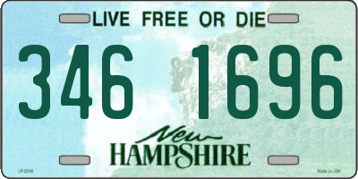 NH license plate 3461696