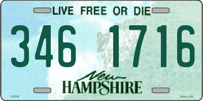 NH license plate 3461716