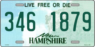 NH license plate 3461879