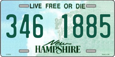 NH license plate 3461885