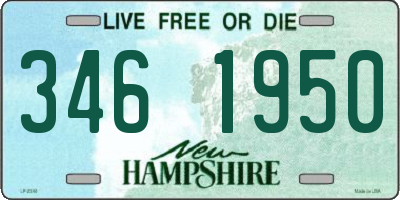 NH license plate 3461950