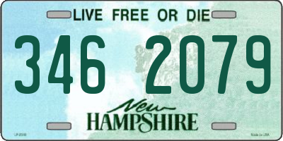 NH license plate 3462079