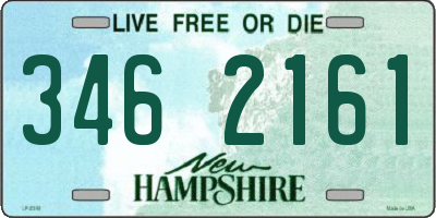 NH license plate 3462161