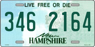 NH license plate 3462164