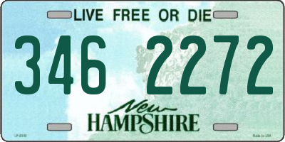 NH license plate 3462272