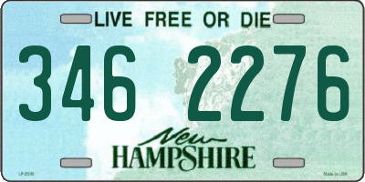 NH license plate 3462276