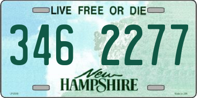 NH license plate 3462277