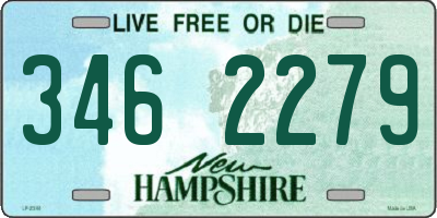 NH license plate 3462279