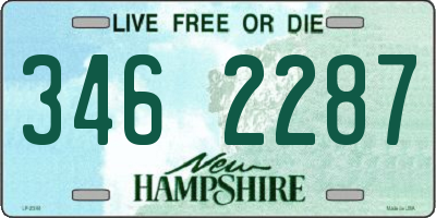 NH license plate 3462287