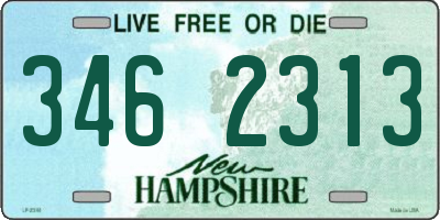 NH license plate 3462313