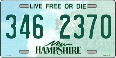 NH license plate 3462370
