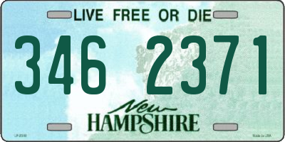 NH license plate 3462371