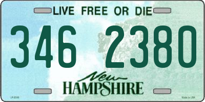 NH license plate 3462380