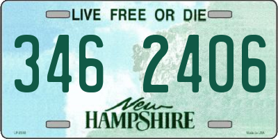 NH license plate 3462406