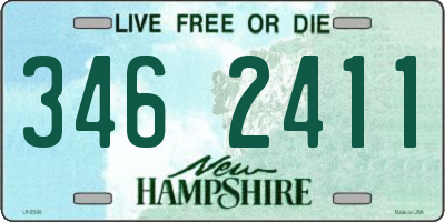 NH license plate 3462411