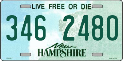 NH license plate 3462480