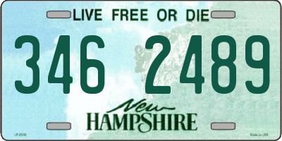 NH license plate 3462489