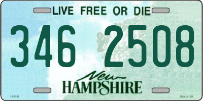 NH license plate 3462508