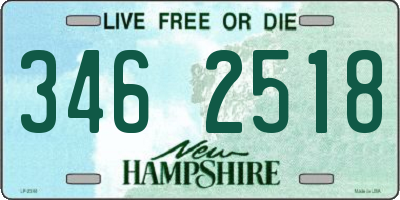 NH license plate 3462518