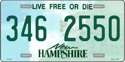 NH license plate 3462550
