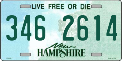 NH license plate 3462614