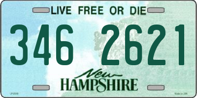 NH license plate 3462621