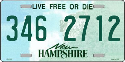 NH license plate 3462712