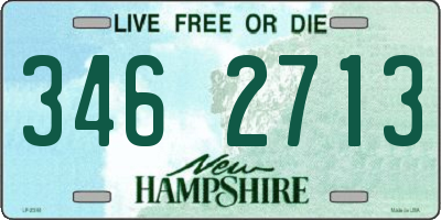 NH license plate 3462713