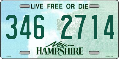 NH license plate 3462714
