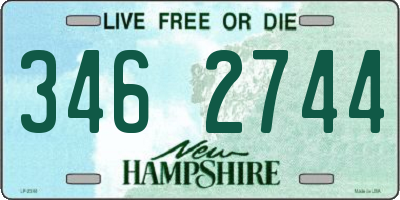 NH license plate 3462744