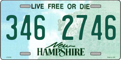 NH license plate 3462746