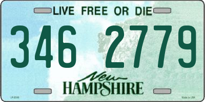 NH license plate 3462779