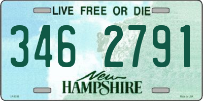 NH license plate 3462791