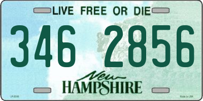 NH license plate 3462856