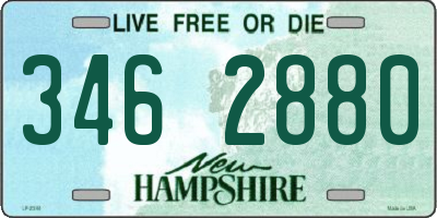 NH license plate 3462880
