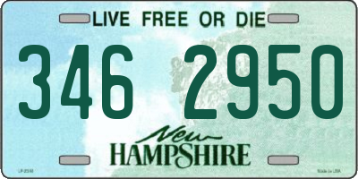 NH license plate 3462950