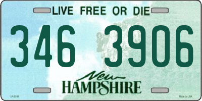 NH license plate 3463906