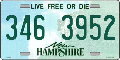 NH license plate 3463952