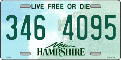 NH license plate 3464095