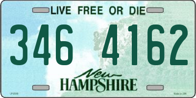 NH license plate 3464162
