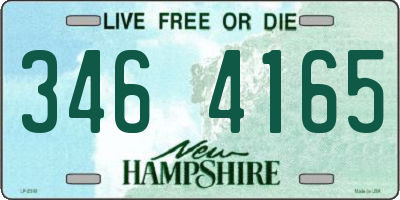 NH license plate 3464165