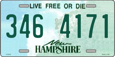 NH license plate 3464171
