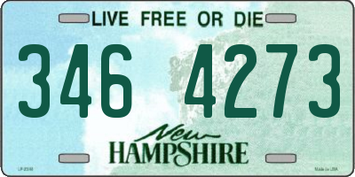 NH license plate 3464273