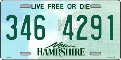 NH license plate 3464291