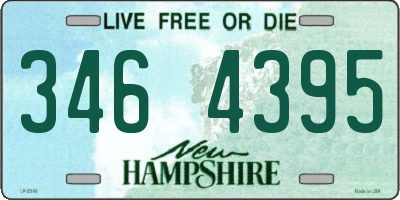 NH license plate 3464395