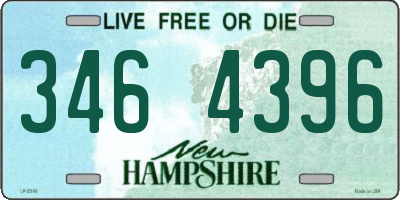 NH license plate 3464396