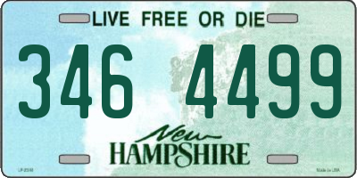 NH license plate 3464499